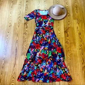 LuLaRoe Ana Maxi Dress - Size Small